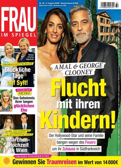 Titelbild der Ausgabe 32/2026 von Frau im Spiegel. Diese Zeitschrift und viele weitere Frauenzeitschriften als Abo oder epaper bei United Kiosk online kaufen.