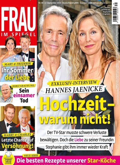 Titelbild der Ausgabe 39/2025 von Frau im Spiegel. Diese Zeitschrift und viele weitere Frauenzeitschriften als Abo oder epaper bei United Kiosk online kaufen.