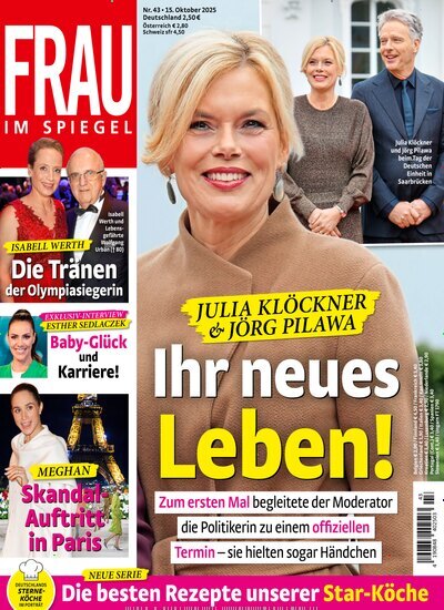 Titelbild der Ausgabe 43/2025 von Frau im Spiegel. Diese Zeitschrift und viele weitere Frauenzeitschriften als Abo oder epaper bei United Kiosk online kaufen.