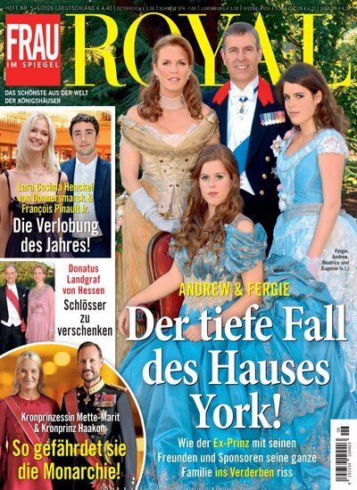 Titelbild der Ausgabe 6/2026 von Frau im Spiegel Royal. Diese Zeitschrift und viele weitere Frauenzeitschriften als Abo oder epaper bei United Kiosk online kaufen.
