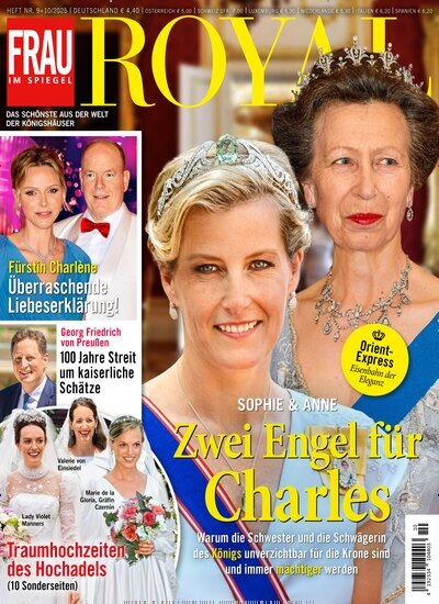 Titelbild der Ausgabe 10/2025 von Frau im Spiegel Royal. Diese Zeitschrift und viele weitere Frauenzeitschriften als Abo oder epaper bei United Kiosk online kaufen.