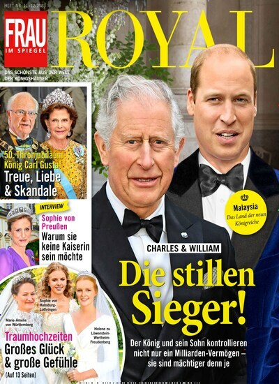 Titelbild der Ausgabe 12/2023 von Frau im Spiegel Royal. Diese Zeitschrift und viele weitere Frauenzeitschriften als Abo oder epaper bei United Kiosk online kaufen.