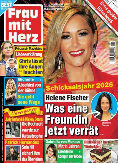 Titelbild der Ausgabe 1/2026 von Frau mit Herz. Diese Zeitschrift und viele weitere Frauenzeitschriften als Abo oder epaper bei United Kiosk online kaufen.