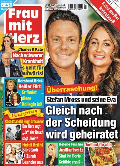 Titelbild der Ausgabe 2/2026 von Frau mit Herz. Diese Zeitschrift und viele weitere Frauenzeitschriften als Abo oder epaper bei United Kiosk online kaufen.