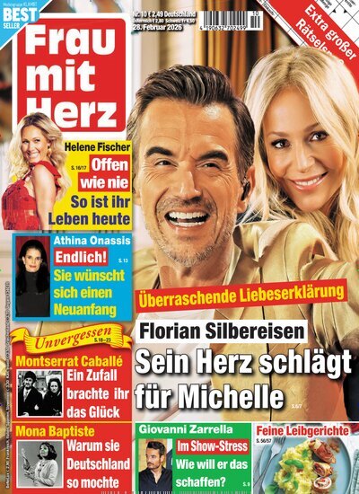 Titelbild der Ausgabe 10/2026 von Frau mit Herz. Diese Zeitschrift und viele weitere Frauenzeitschriften als Abo oder epaper bei United Kiosk online kaufen.