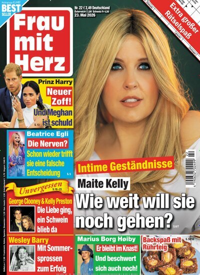 Titelbild der Ausgabe 22/2026 von Frau mit Herz. Diese Zeitschrift und viele weitere Frauenzeitschriften als Abo oder epaper bei United Kiosk online kaufen.
