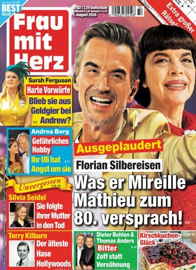 Titelbild der Ausgabe 32/2026 von Frau mit Herz. Diese Zeitschrift und viele weitere Frauenzeitschriften als Abo oder epaper bei United Kiosk online kaufen.