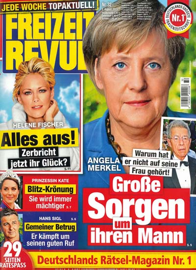 Titelbild der Ausgabe 32/2023 von Freizeit Revue. Diese Zeitschrift und viele weitere Frauenzeitschriften als Abo oder epaper bei United Kiosk online kaufen.