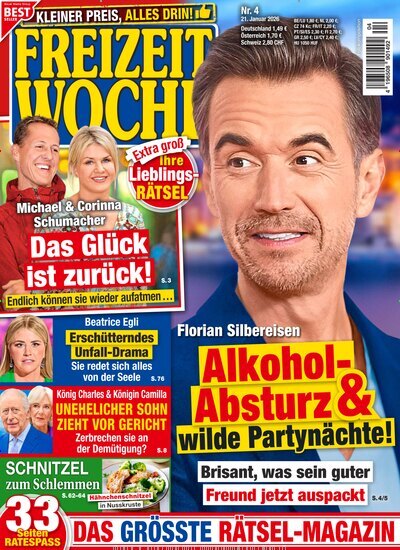 Titelbild der Ausgabe 4/2026 von Freizeitwoche. Diese Zeitschrift und viele weitere Frauenzeitschriften als Abo oder epaper bei United Kiosk online kaufen.