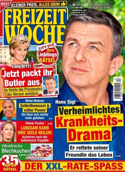 Titelbild der Ausgabe 17/2026 von Freizeitwoche. Diese Zeitschrift und viele weitere Frauenzeitschriften als Abo oder epaper bei United Kiosk online kaufen.
