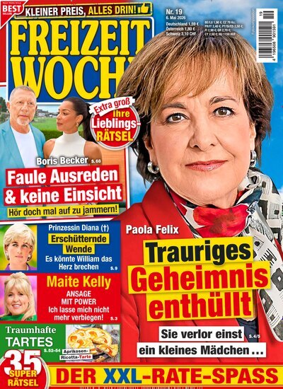 Titelbild der Ausgabe 19/2026 von Freizeitwoche. Diese Zeitschrift und viele weitere Frauenzeitschriften als Abo oder epaper bei United Kiosk online kaufen.