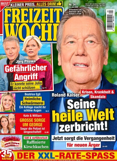 Titelbild der Ausgabe 24/2026 von Freizeitwoche. Diese Zeitschrift und viele weitere Frauenzeitschriften als Abo oder epaper bei United Kiosk online kaufen.