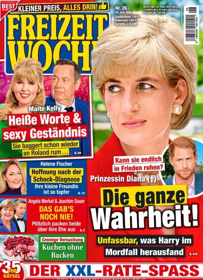 Titelbild der Ausgabe 26/2026 von Freizeitwoche. Diese Zeitschrift und viele weitere Frauenzeitschriften als Abo oder epaper bei United Kiosk online kaufen.