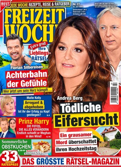Titelbild der Ausgabe 27/2025 von Freizeitwoche. Diese Zeitschrift und viele weitere Frauenzeitschriften als Abo oder epaper bei United Kiosk online kaufen.