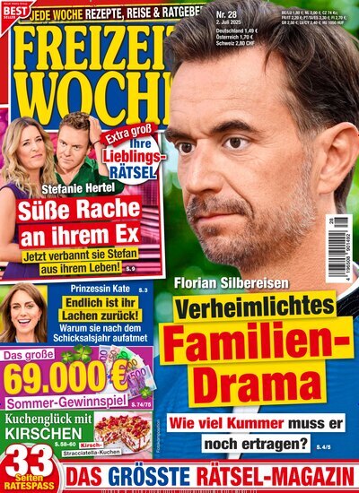 Titelbild der Ausgabe 28/2025 von Freizeitwoche. Diese Zeitschrift und viele weitere Frauenzeitschriften als Abo oder epaper bei United Kiosk online kaufen.