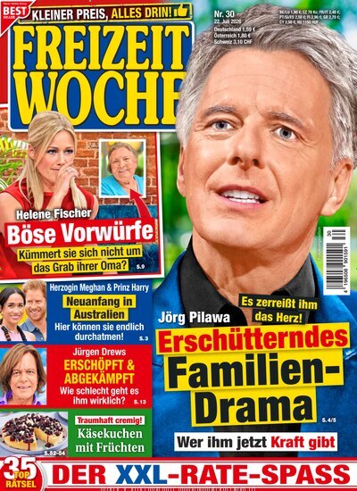 Titelbild der Ausgabe 30/2026 von Freizeitwoche. Diese Zeitschrift und viele weitere Frauenzeitschriften als Abo oder epaper bei United Kiosk online kaufen.