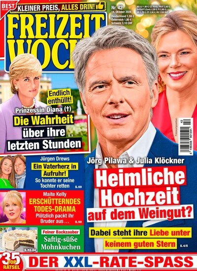 Titelbild der Ausgabe 42/2026 von Freizeitwoche. Diese Zeitschrift und viele weitere Frauenzeitschriften als Abo oder epaper bei United Kiosk online kaufen.