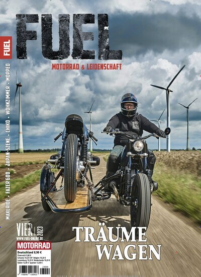 Titelbild der Ausgabe 4/2023 von Fuel. Diese Zeitschrift und viele weitere Automagazine und Motorradzeitschriften als Abo oder epaper bei United Kiosk online kaufen.