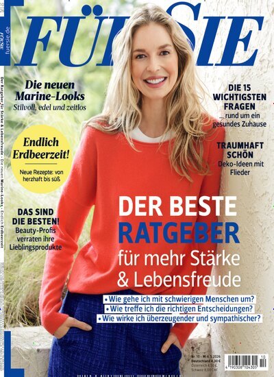 Titelbild der Ausgabe 10/2026 von Für Sie. Diese Zeitschrift und viele weitere Frauenzeitschriften als Abo oder epaper bei United Kiosk online kaufen.