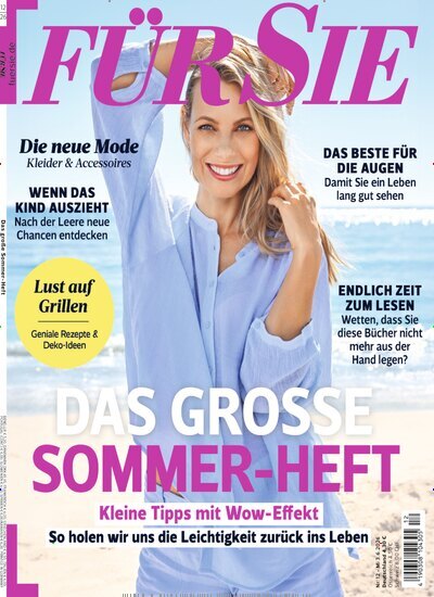 Titelbild der Ausgabe 12/2026 von Für Sie. Diese Zeitschrift und viele weitere Frauenzeitschriften als Abo oder epaper bei United Kiosk online kaufen.
