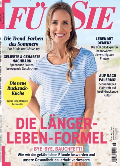 Titelbild der Ausgabe 17/2025 von Für Sie. Diese Zeitschrift und viele weitere Frauenzeitschriften als Abo oder epaper bei United Kiosk online kaufen.