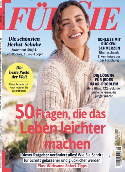 Titelbild der Ausgabe 21/2025 von Für Sie. Diese Zeitschrift und viele weitere Frauenzeitschriften als Abo oder epaper bei United Kiosk online kaufen.