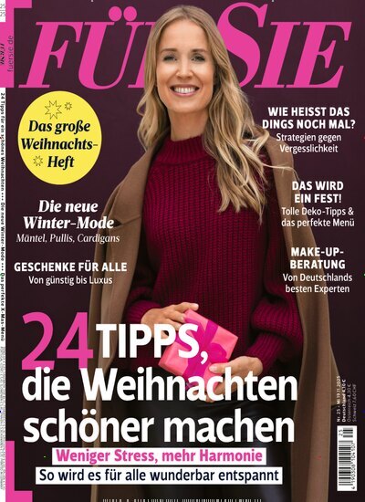 Titelbild der Ausgabe 25/2025 von Für Sie. Diese Zeitschrift und viele weitere Frauenzeitschriften als Abo oder epaper bei United Kiosk online kaufen.