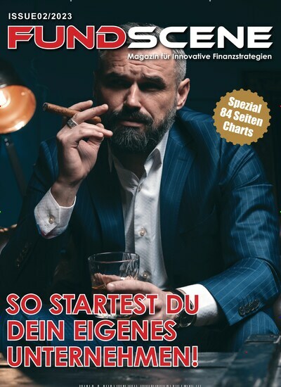 Titelbild der Ausgabe 2/2023 von Fundscene. Diese Zeitschrift und viele weitere Wirtschaftsmagazine und Politikmagazine als Abo oder epaper bei United Kiosk online kaufen.