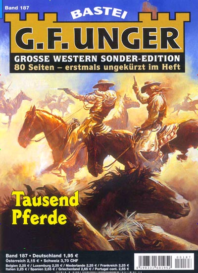Titelbild der Ausgabe 187/2020 von G. F. Unger Sonder-Edition. Diese Zeitschrift und viele weitere Groschenromane und Rätselhefte als Abo oder epaper bei United Kiosk online kaufen.