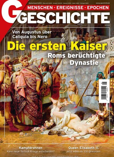 Titelbild der Ausgabe 5/2026 von G Geschichte. Diese Zeitschrift und viele weitere Reisemagazine, Freizeitmagazine und Wissensmagazine als Abo oder epaper bei United Kiosk online kaufen.