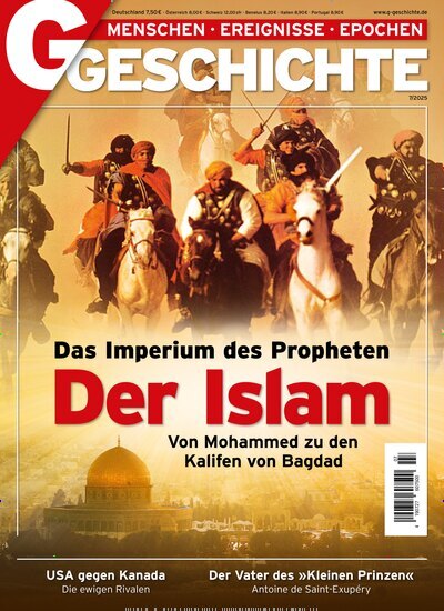 Titelbild der Ausgabe 7/2025 von G Geschichte. Diese Zeitschrift und viele weitere Reisemagazine, Freizeitmagazine und Wissensmagazine als Abo oder epaper bei United Kiosk online kaufen.