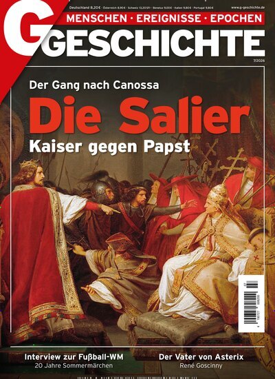 Titelbild der Ausgabe 7/2026 von G Geschichte. Diese Zeitschrift und viele weitere Reisemagazine, Freizeitmagazine und Wissensmagazine als Abo oder epaper bei United Kiosk online kaufen.