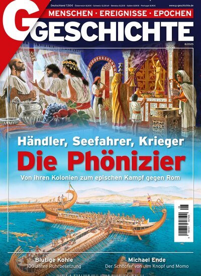 Titelbild der Ausgabe 8/2025 von G Geschichte. Diese Zeitschrift und viele weitere Reisemagazine, Freizeitmagazine und Wissensmagazine als Abo oder epaper bei United Kiosk online kaufen.