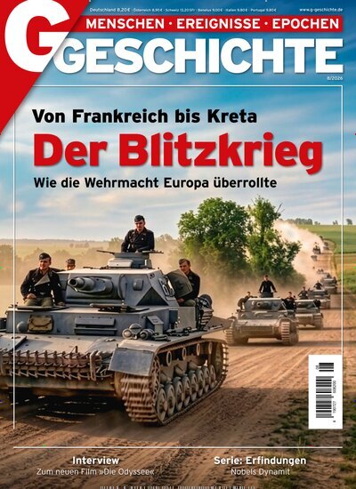 Titelbild der Ausgabe 8/2026 von G Geschichte. Diese Zeitschrift und viele weitere Reisemagazine, Freizeitmagazine und Wissensmagazine als Abo oder epaper bei United Kiosk online kaufen.