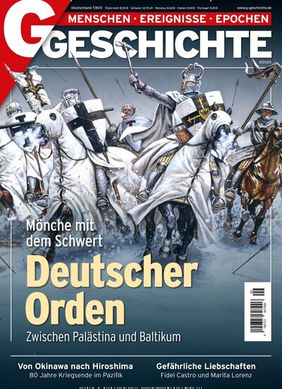 Titelbild der Ausgabe 9/2025 von G Geschichte. Diese Zeitschrift und viele weitere Reisemagazine, Freizeitmagazine und Wissensmagazine als Abo oder epaper bei United Kiosk online kaufen.