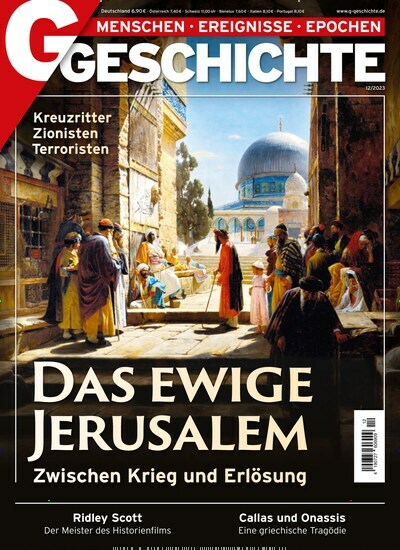 Titelbild der Ausgabe 12/2023 von G Geschichte. Diese Zeitschrift und viele weitere Reisemagazine, Freizeitmagazine und Wissensmagazine als Abo oder epaper bei United Kiosk online kaufen.