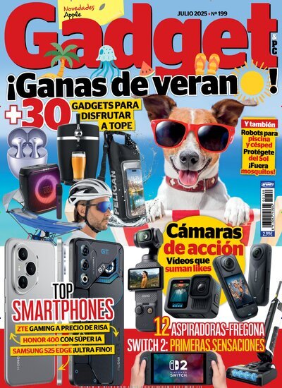 Titelbild der Ausgabe 199/2025 von Gadget & PC. Diese Zeitschrift und viele weitere Computerzeitschriften, Tabletmagazine und Smartphonemagazine als Abo oder epaper bei United Kiosk online kaufen.