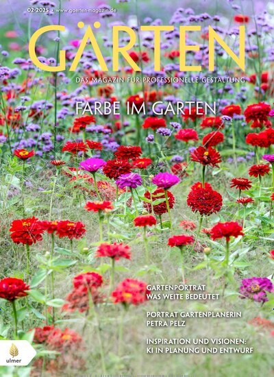Titelbild der Ausgabe 2/2025 von Gärten. Diese Zeitschrift und viele weitere Naturzeitschriften, Landwirtschaftszeitungen und Umweltmagazine als Abo oder epaper bei United Kiosk online kaufen.