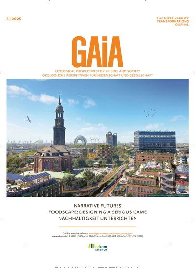 Titelbild der Ausgabe 3/2025 von GAIA. Diese Zeitschrift und viele weitere Naturzeitschriften, Landwirtschaftszeitungen und Umweltmagazine als Abo oder epaper bei United Kiosk online kaufen.