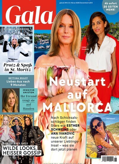 Titelbild der Ausgabe 6/2026 von Gala. Diese Zeitschrift und viele weitere Lifestylemagazine und Peoplemagazine als Abo oder epaper bei United Kiosk online kaufen.