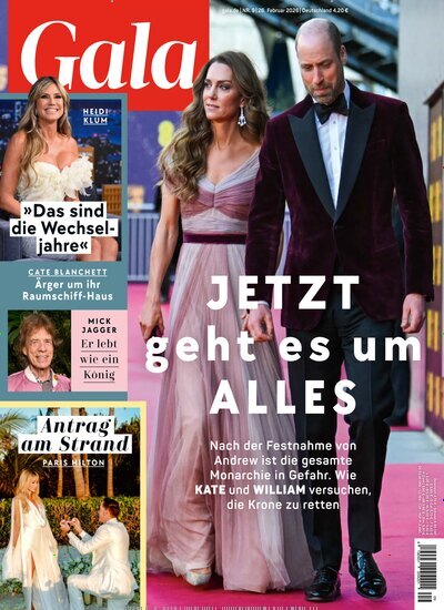 Titelbild der Ausgabe 9/2026 von Gala. Diese Zeitschrift und viele weitere Lifestylemagazine und Peoplemagazine als Abo oder epaper bei United Kiosk online kaufen.