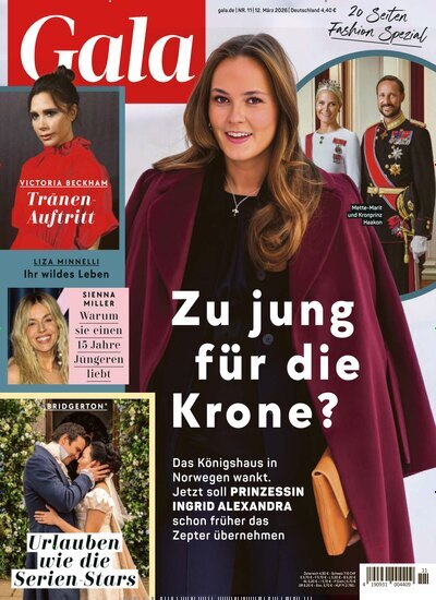 Titelbild der Ausgabe 11/2026 von Gala. Diese Zeitschrift und viele weitere Lifestylemagazine und Peoplemagazine als Abo oder epaper bei United Kiosk online kaufen.