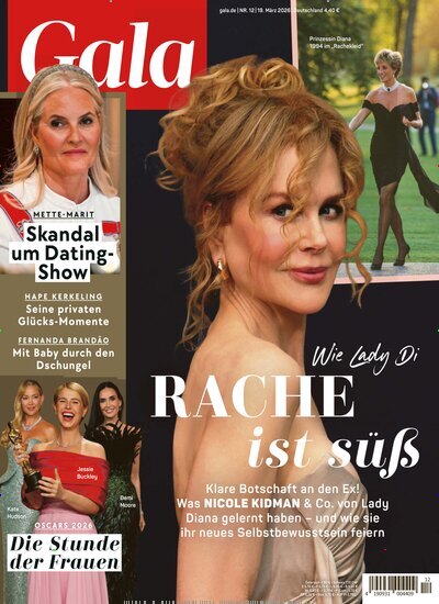 Titelbild der Ausgabe 12/2026 von Gala. Diese Zeitschrift und viele weitere Lifestylemagazine und Peoplemagazine als Abo oder epaper bei United Kiosk online kaufen.