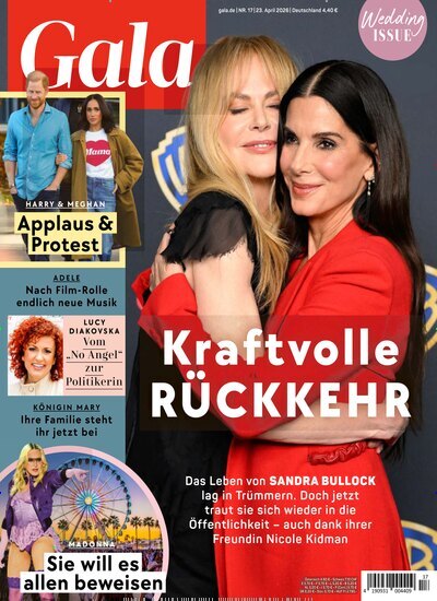 Titelbild der Ausgabe 17/2026 von Gala. Diese Zeitschrift und viele weitere Lifestylemagazine und Peoplemagazine als Abo oder epaper bei United Kiosk online kaufen.