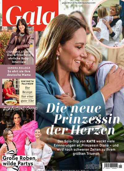 Titelbild der Ausgabe 21/2026 von Gala. Diese Zeitschrift und viele weitere Lifestylemagazine und Peoplemagazine als Abo oder epaper bei United Kiosk online kaufen.