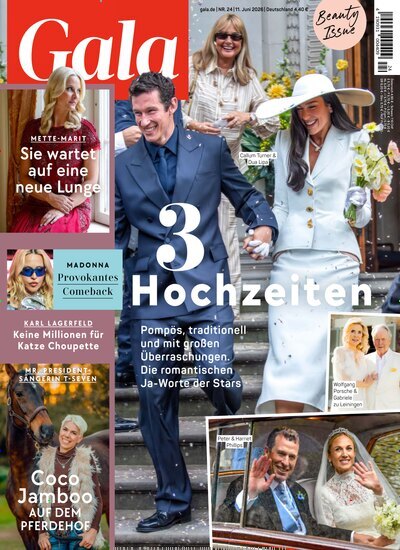 Titelbild der Ausgabe 24/2026 von Gala. Diese Zeitschrift und viele weitere Lifestylemagazine und Peoplemagazine als Abo oder epaper bei United Kiosk online kaufen.