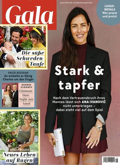 Titelbild der Ausgabe 25/2025 von Gala. Diese Zeitschrift und viele weitere Lifestylemagazine und Peoplemagazine als Abo oder epaper bei United Kiosk online kaufen.