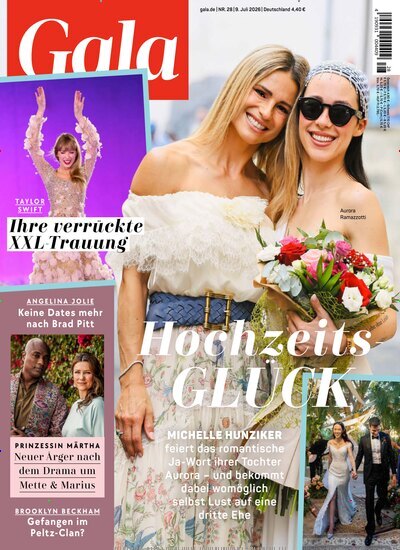 Titelbild der Ausgabe 28/2026 von Gala. Diese Zeitschrift und viele weitere Lifestylemagazine und Peoplemagazine als Abo oder epaper bei United Kiosk online kaufen.