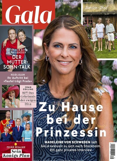 Titelbild der Ausgabe 35/2025 von Gala. Diese Zeitschrift und viele weitere Lifestylemagazine und Peoplemagazine als Abo oder epaper bei United Kiosk online kaufen.