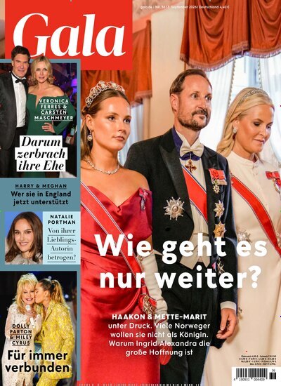 Titelbild der Ausgabe 36/2026 von Gala. Diese Zeitschrift und viele weitere Lifestylemagazine und Peoplemagazine als Abo oder epaper bei United Kiosk online kaufen.